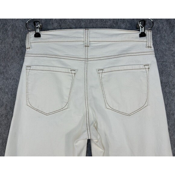 Karen Kane Super Bloom Cropped Women's Jeans Natural Almond Size 8 - Picture 5 of 10